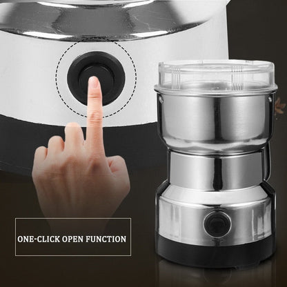 Electric Coffee Grinder Electric Kitchen Cereals Nuts Beans Spices Grains Grinder Machine Multifunctional Home Coffee Grinder - DunbiBeauty, LLC