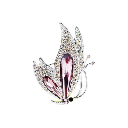 Elegant Alloy Crystal Brooch - DunbiBeauty, LLC