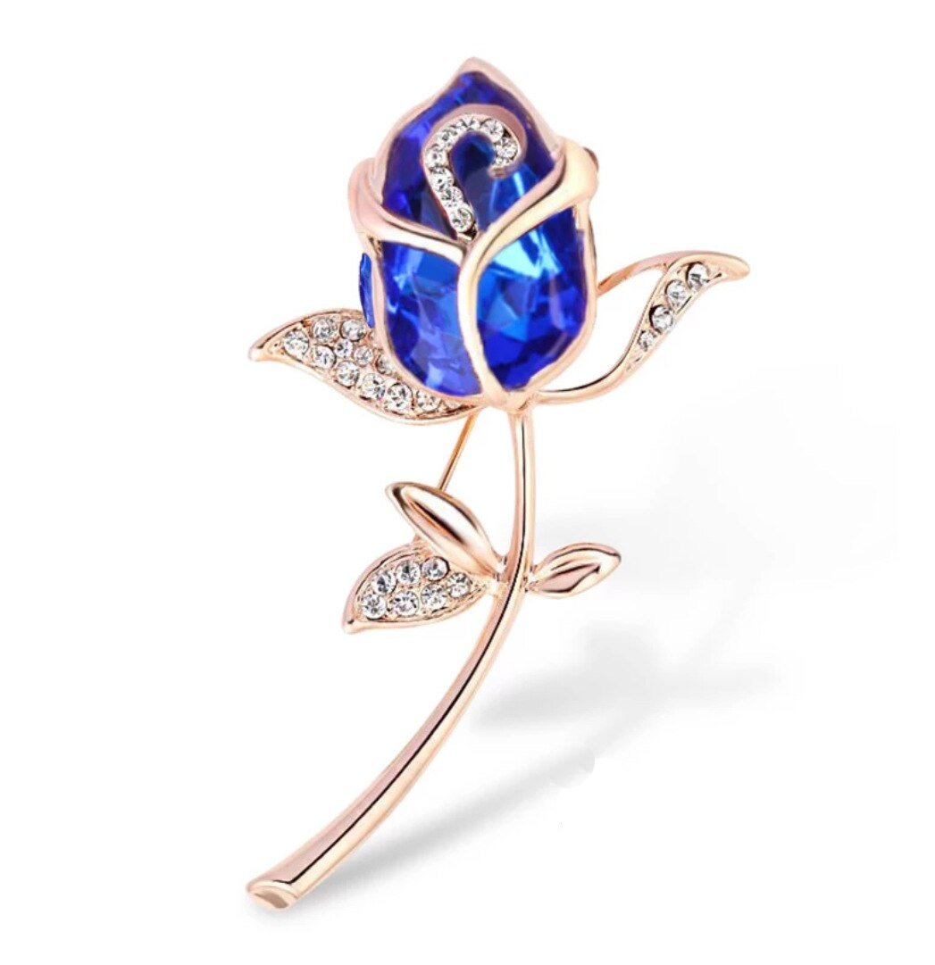 Elegant Alloy Crystal Brooch - DunbiBeauty, LLC