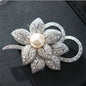 Elegant Alloy Crystal Brooch - DunbiBeauty, LLC