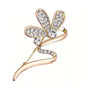 Elegant Alloy Crystal Brooch - DunbiBeauty, LLC