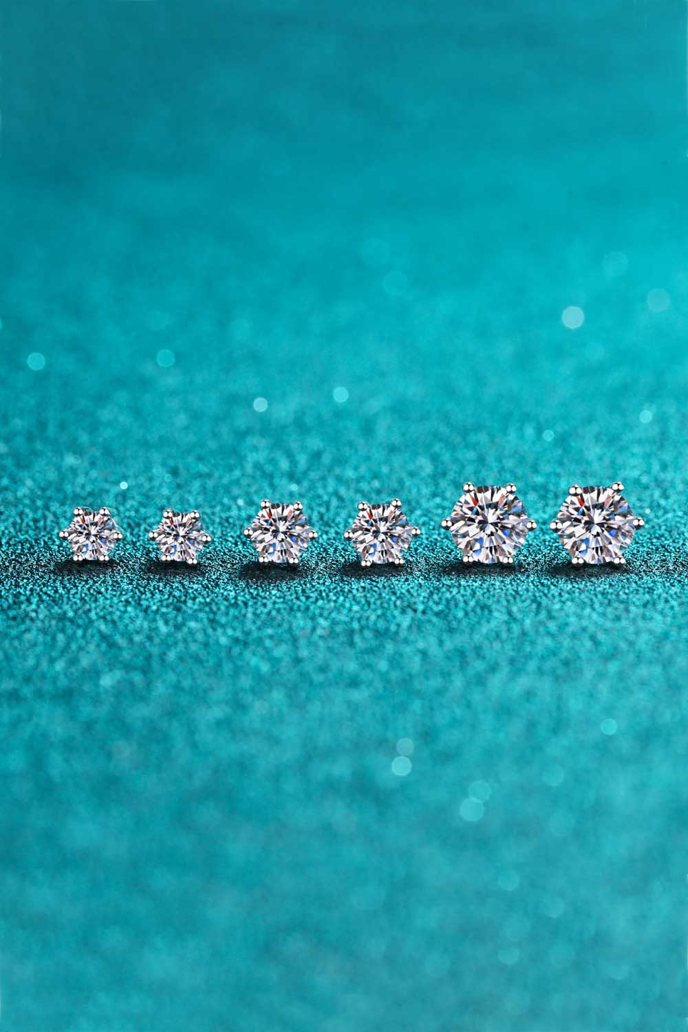 Endless Cheer Moissanite Stud Earrings - DunbiBeauty, LLC