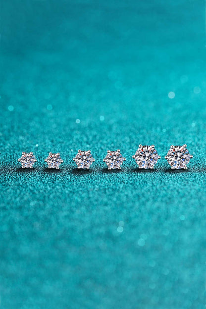 Endless Cheer Moissanite Stud Earrings - DunbiBeauty, LLC