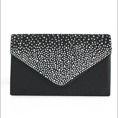 Envelope Style Studded Evening Bag - DunbiBeauty, LLC