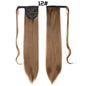 European And American Long Straight Hair Velcro Ponytail - DunbiBeauty, LLC