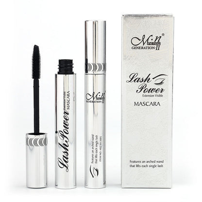 Explosive Authentic M.N Miele M13005 Mascara, Bright Silver Tube, Long And Thick Makeup, Waterproof And Black - DunbiBeauty, LLC