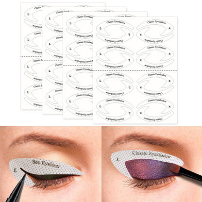 Eye shadow line template sticker - DunbiBeauty, LLC