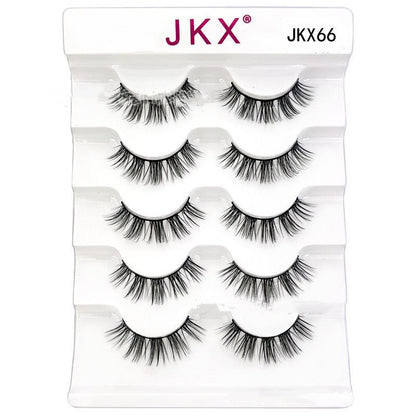 Eye Tail Lengthening Natural Curling Three-dimensional Multi-level Thick Eyelashes - DunbiBeauty, LLC