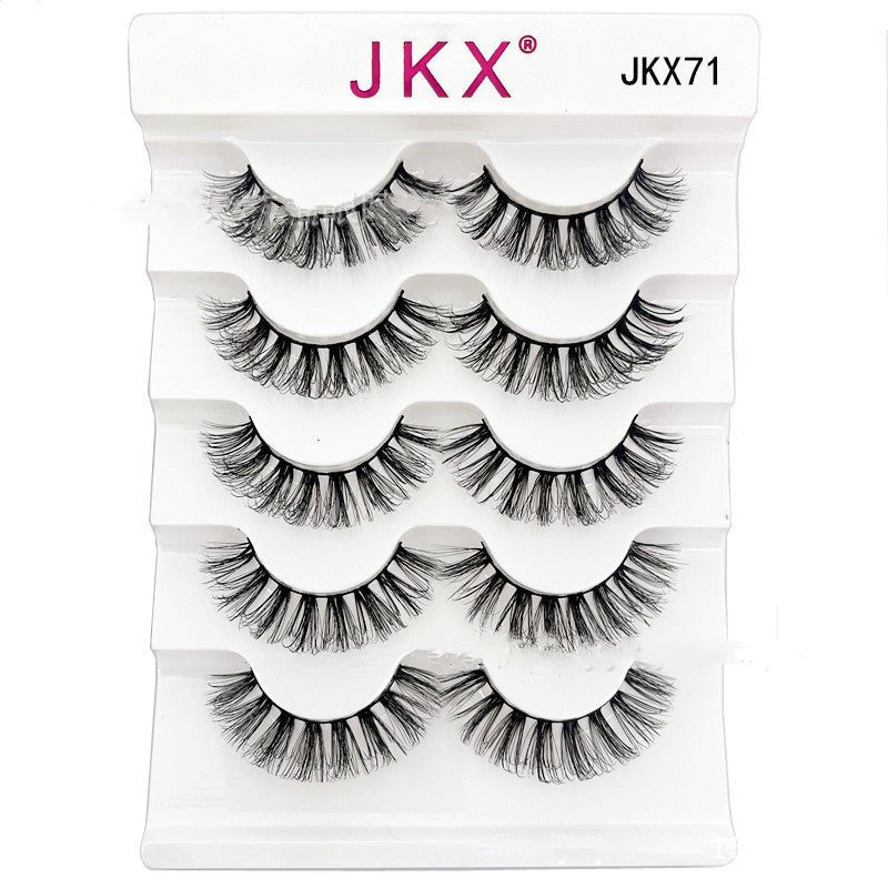 Eye Tail Lengthening Natural Curling Three-dimensional Multi-level Thick Eyelashes - DunbiBeauty, LLC