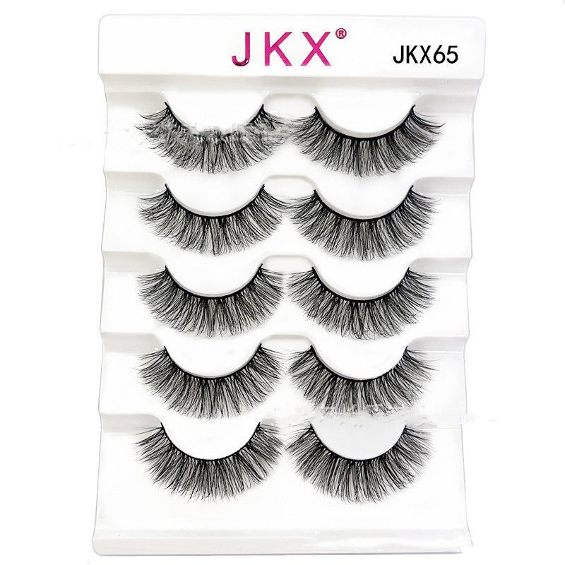 Eye Tail Lengthening Natural Curling Three-dimensional Multi-level Thick Eyelashes - DunbiBeauty, LLC