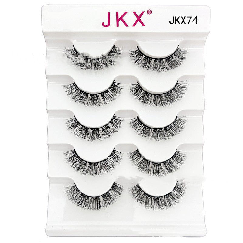 Eye Tail Lengthening Natural Curling Three-dimensional Multi-level Thick Eyelashes - DunbiBeauty, LLC