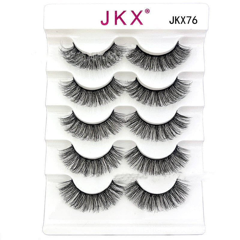 Eye Tail Lengthening Natural Curling Three-dimensional Multi-level Thick Eyelashes - DunbiBeauty, LLC