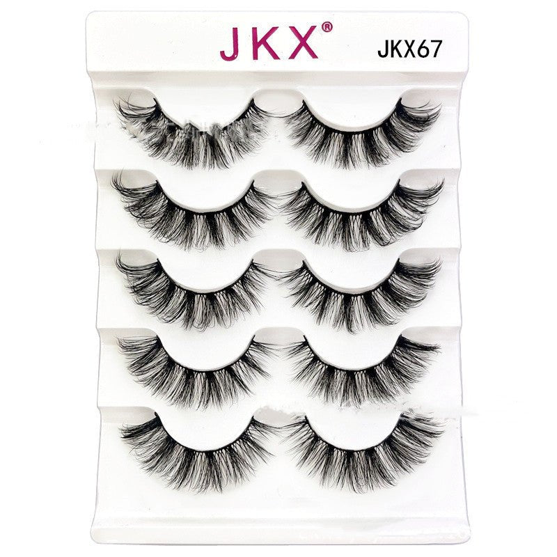 Eye Tail Lengthening Natural Curling Three-dimensional Multi-level Thick Eyelashes - DunbiBeauty, LLC