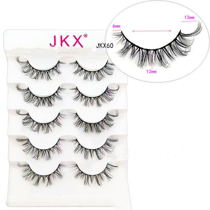 Eye Tail Lengthening Natural Curling Three-dimensional Multi-level Thick Eyelashes - DunbiBeauty, LLC