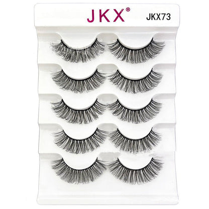 Eye Tail Lengthening Natural Curling Three-dimensional Multi-level Thick Eyelashes - DunbiBeauty, LLC