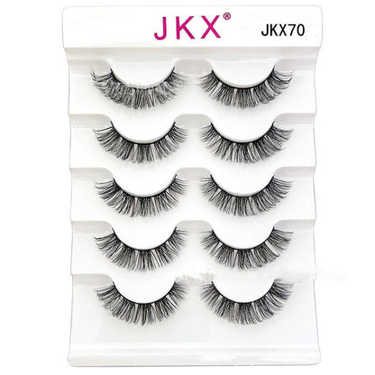 Eye Tail Lengthening Natural Curling Three-dimensional Multi-level Thick Eyelashes - DunbiBeauty, LLC