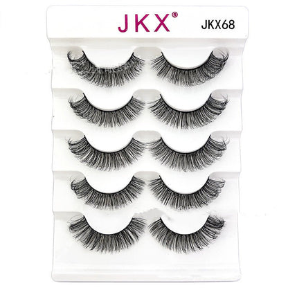 Eye Tail Lengthening Natural Curling Three-dimensional Multi-level Thick Eyelashes - DunbiBeauty, LLC