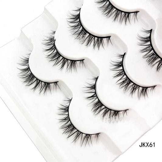 Eye Tail Lengthening Natural Curling Three-dimensional Multi-level Thick Eyelashes - DunbiBeauty, LLC