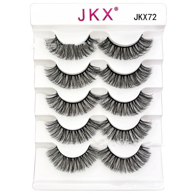 Eye Tail Lengthening Natural Curling Three-dimensional Multi-level Thick Eyelashes - DunbiBeauty, LLC