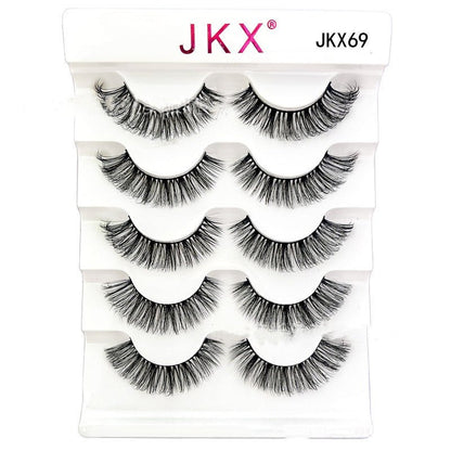 Eye Tail Lengthening Natural Curling Three-dimensional Multi-level Thick Eyelashes - DunbiBeauty, LLC