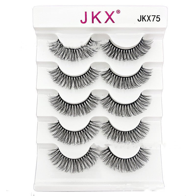 Eye Tail Lengthening Natural Curling Three-dimensional Multi-level Thick Eyelashes - DunbiBeauty, LLC