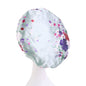 Women Satin Round Cap Sleep Hat Hair Protection Care Zendrop