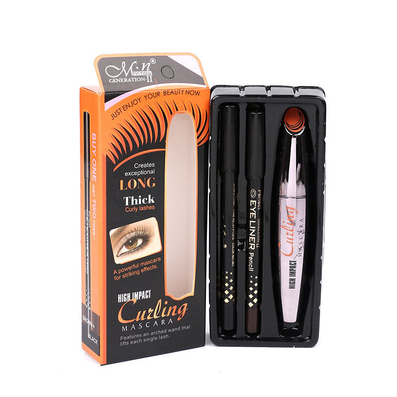 MENOW M12002 Thick Mascara + Two-Color Eyeliner Black/Brown Hypersku