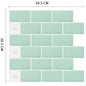 Fancytiles Waterproof Self Adhesive 3D Mosaic Wall Decal Peel and Stick Vinyl Tile Kitchen Backsplash - DunbiBeauty, LLC