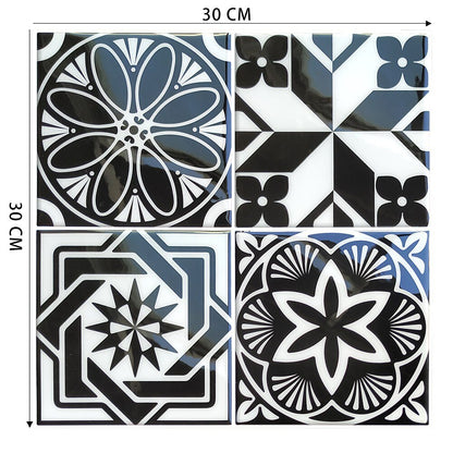 Fancytiles Waterproof Self Adhesive 3D Mosaic Wall Decal Peel and Stick Vinyl Tile Kitchen Backsplash - DunbiBeauty, LLC