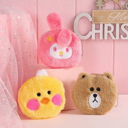 Fashion Cartoon Plush Cute Children Cat Danny Bear Purse Coin Bag Pendant - DunbiBeauty, LLC