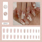 Fashion Nail Stickers Camellia Press On Nails - DunbiBeauty, LLC