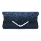 Fashion PU Leather Glitter Envelope Makeup Bag - DunbiBeauty, LLC