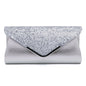 Fashion PU Leather Glitter Envelope Makeup Bag - DunbiBeauty, LLC