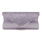 Fashion PU Leather Glitter Envelope Makeup Bag - DunbiBeauty, LLC