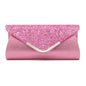 Fashion PU Leather Glitter Envelope Makeup Bag - DunbiBeauty, LLC