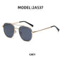 Fashion Retro Men's Double Beam Full Metal Rim UV Protection Sunglasses Shades - DunbiBeauty, LLC