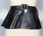 Fashion Skirt Style Extra-Wide PU Leather Waist Belt - DunbiBeauty, LLC