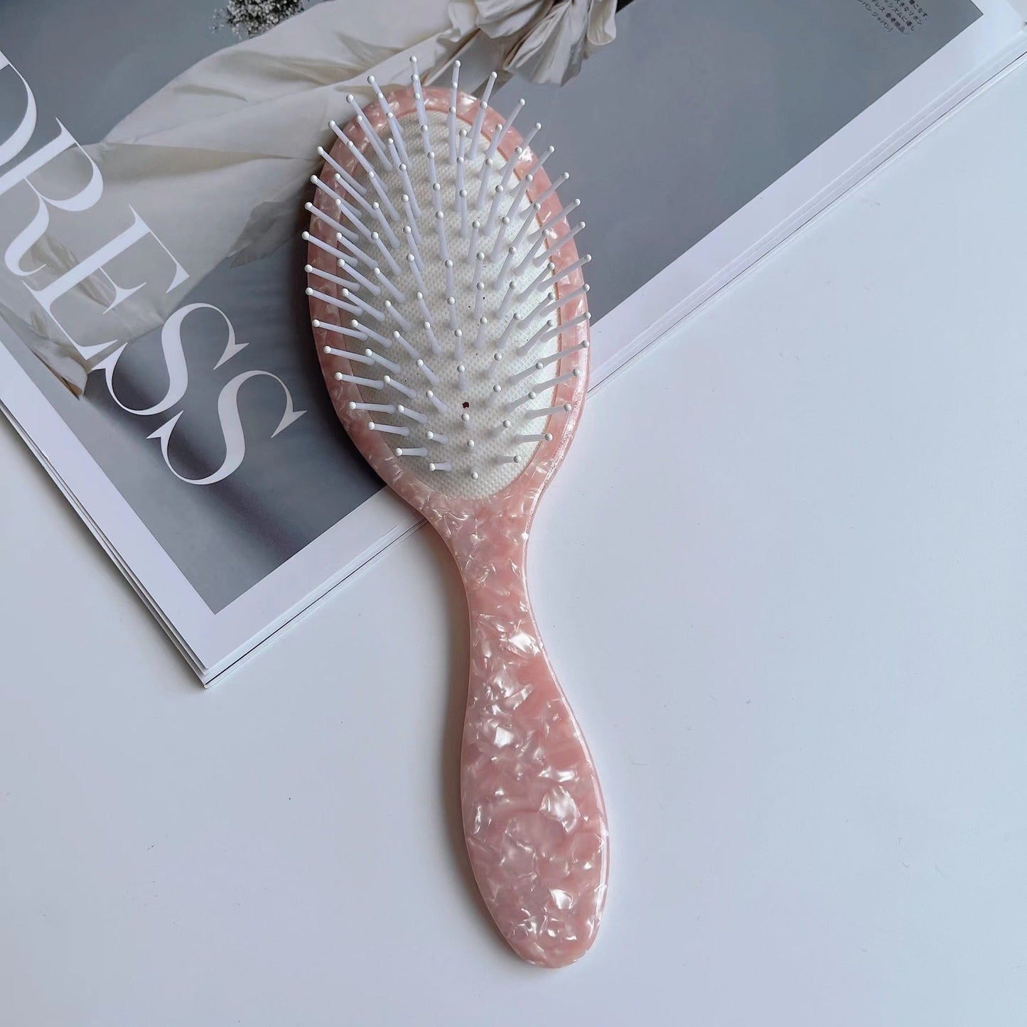 Fashion Tourtoise Shell Style Air Cushion Hair Brush - DunbiBeauty, LLC