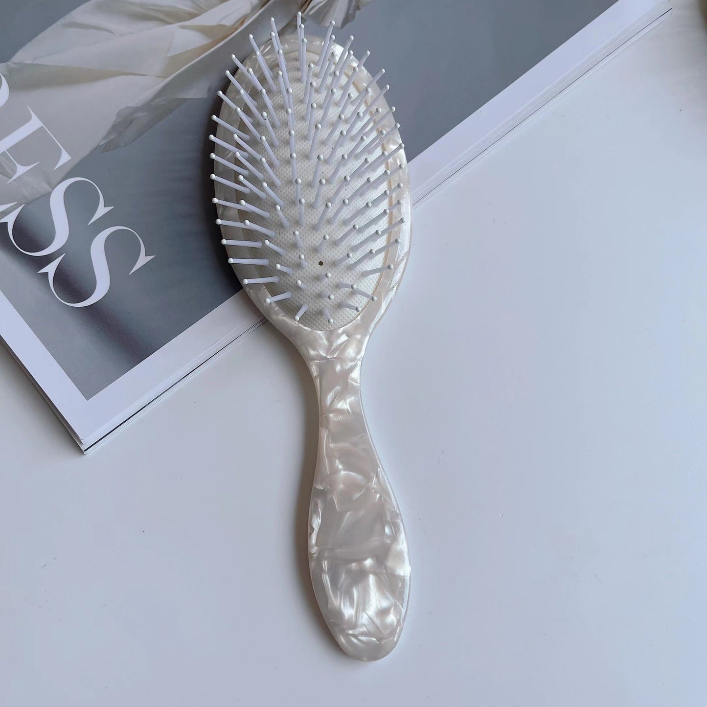 Fashion Tourtoise Shell Style Air Cushion Hair Brush - DunbiBeauty, LLC