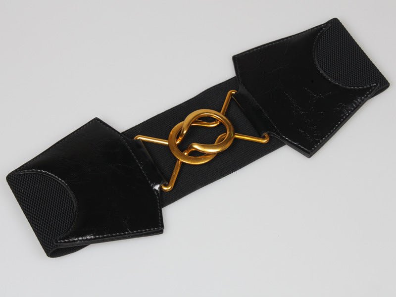 Fashion Waist Belt with Horse Shoe Buckle - DunbiBeauty, LLC