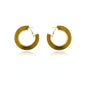 Fashionable Faux Amber Hoop Earrings - DunbiBeauty, LLC