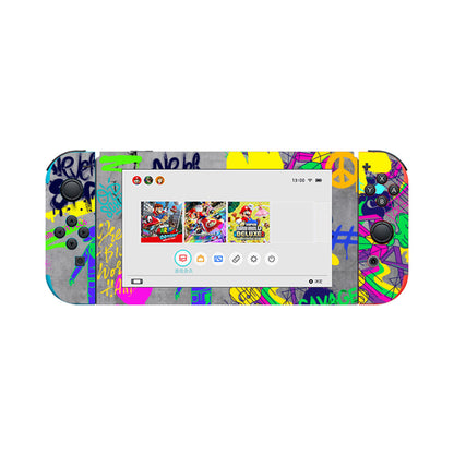 Nintendo Switch Game Console Stickers ｜PVC - Graffiti, Paint, Art, Spray Painting, Don't Give Up, Inspirational, Motivational (Designed by Dunbi)