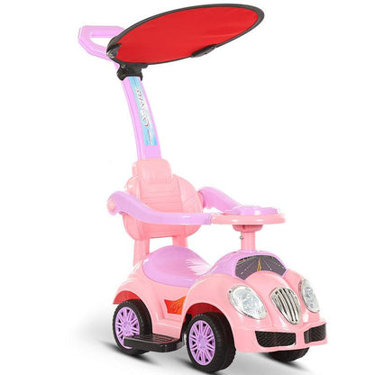 Off-the-shelf Children's Scooter Can Be Pushed and Seated. Three-in-one Multifunctional Twist Car Baby Walker with Music Larnt