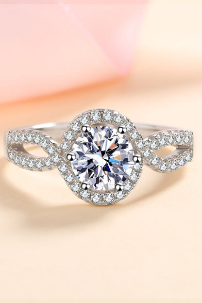 Feel The Joy 925 Sterling Silver Moissanite Ring - DunbiBeauty, LLC