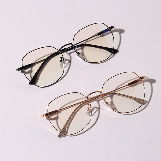 Fine Gold Frame Glasses - DunbiBeauty, LLC