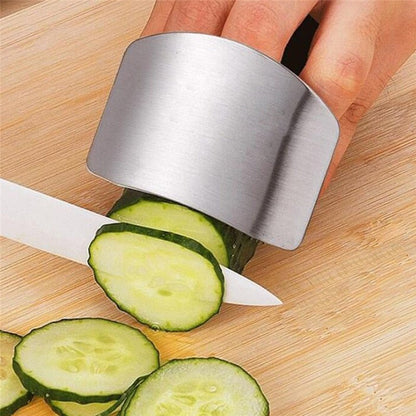 Finger Guard Finger Protectors Stainless Steel Finger Hand Cut Protect Knife Safe Use Creative Kitchen Products Gadgets Tools - DunbiBeauty, LLC