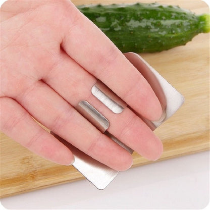 Finger Guard Finger Protectors Stainless Steel Finger Hand Cut Protect Knife Safe Use Creative Kitchen Products Gadgets Tools - DunbiBeauty, LLC