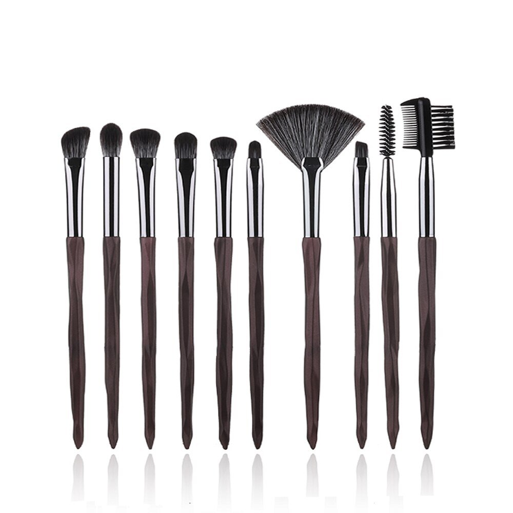 FLD 13/5 pcs Blue Makeup Brushes Set Face Eye Lip Eyeshadow Eyebrow Comb Eyelash Spoolies Foundation Powder Brush Tools Cosmetic - DunbiBeauty, LLC