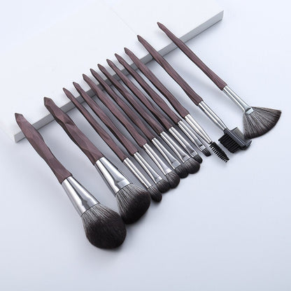 FLD 13/5 pcs Blue Makeup Brushes Set Face Eye Lip Eyeshadow Eyebrow Comb Eyelash Spoolies Foundation Powder Brush Tools Cosmetic - DunbiBeauty, LLC