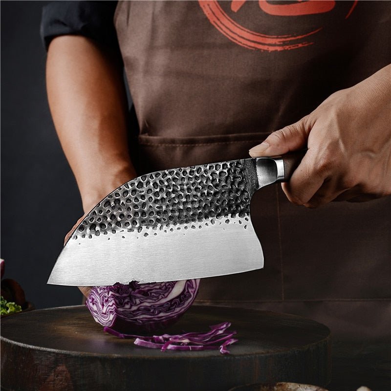 Forged 5cr15mov Steel Kitchen Knife Cleaver Knife Professional Butcher Knife Chef Knife Chopping Knives - DunbiBeauty, LLC